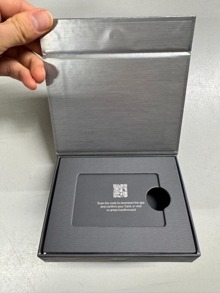 AMEX Platinum Card Welcome Package - Box/Paper Only NO CARD