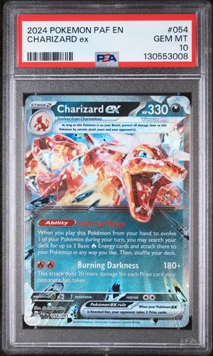 2024 POKEMON PAF EN-PALDEAN FATES #054 CHARIZARD EX PSA 10