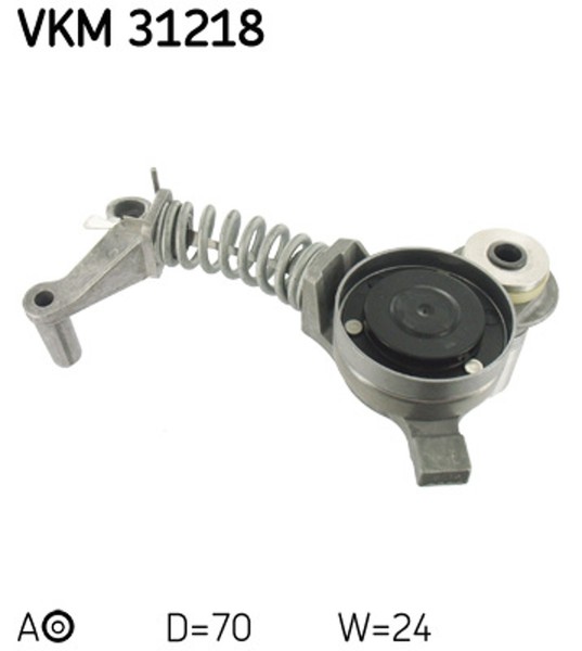 SKF Riemenspanner Keilrippenriemen VKM 31218 FüR Audi A6 B6 A4 4B2 8E2 8E5 C5 B7-image