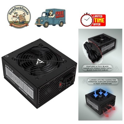 Reliable Spirit 600W ATX Power Supply - Perfect for Gaming Builds & Stability