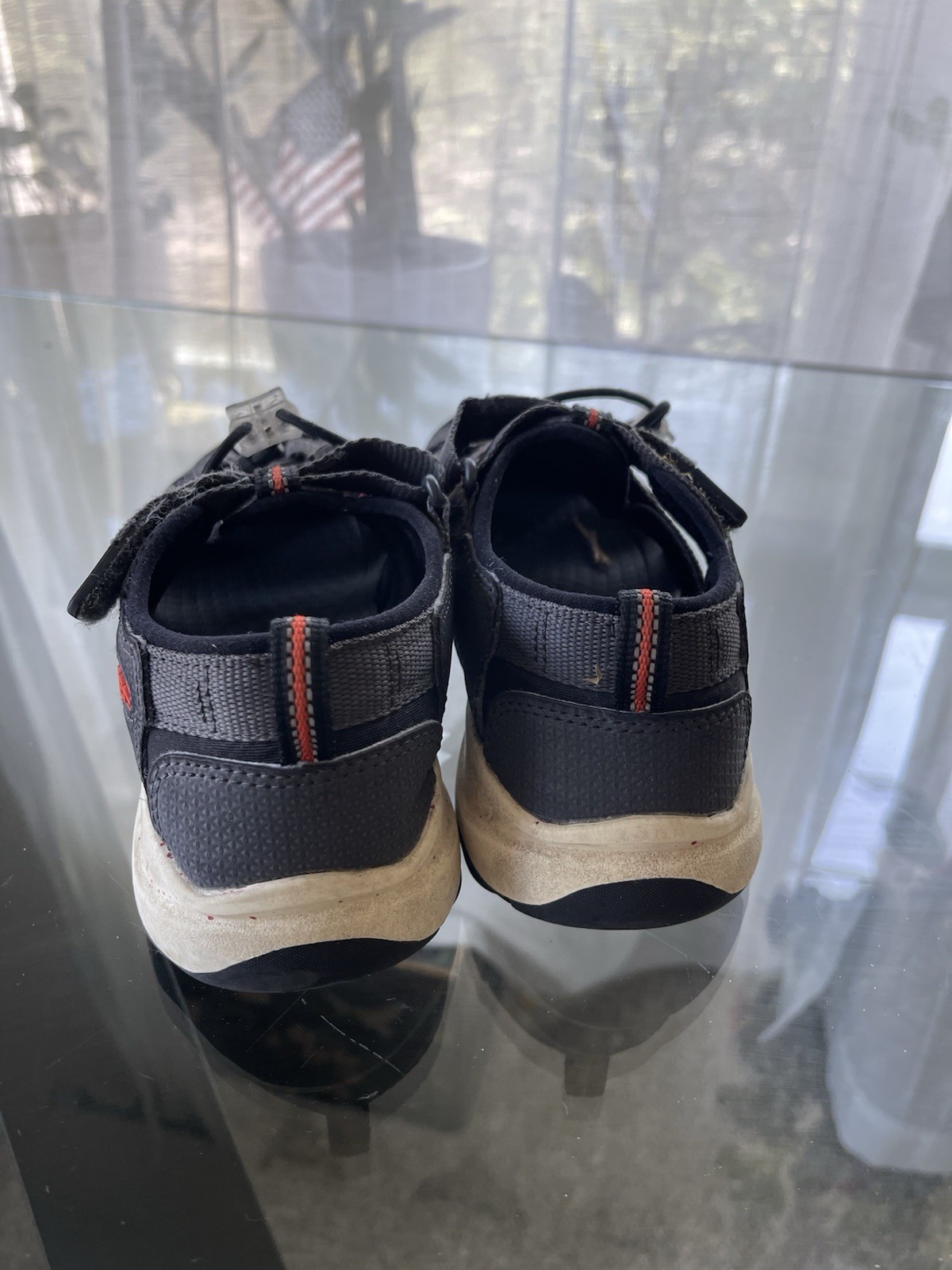 Sandali Keen bambino 1 Newport grigio arancione 1018434 terreno escursionismo lavabili