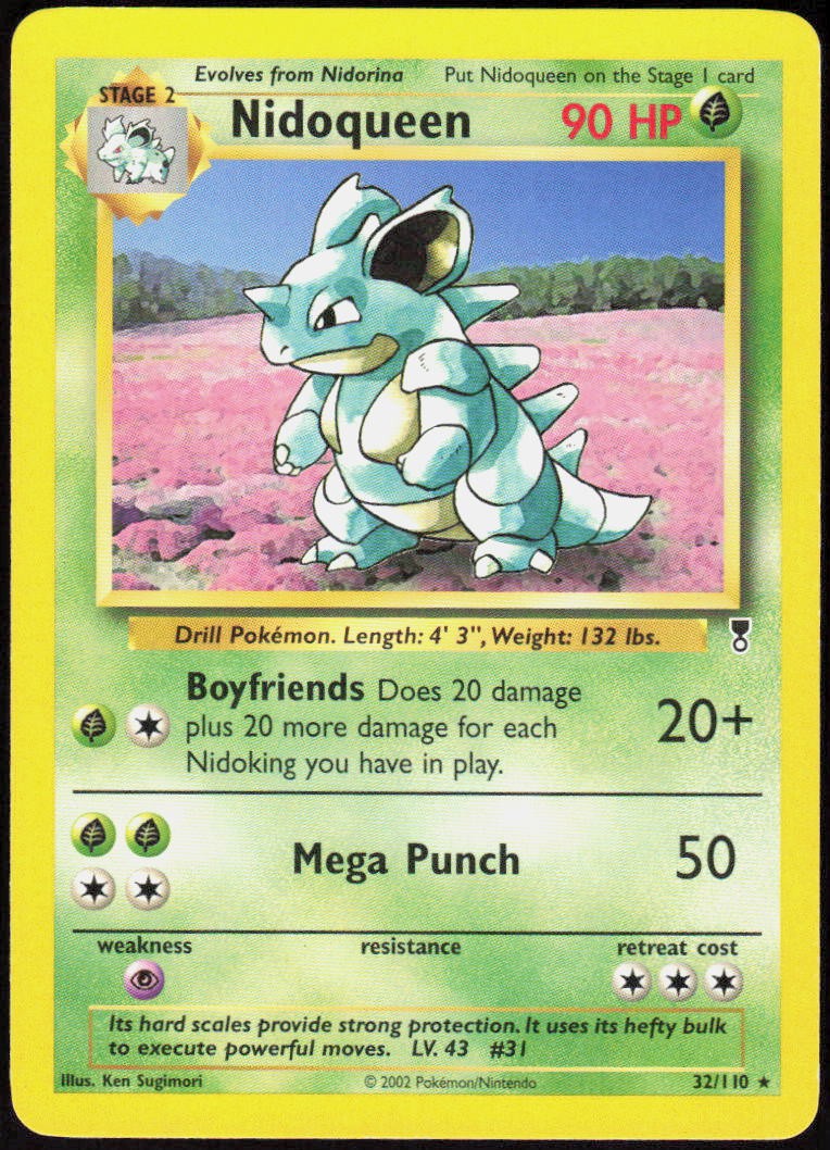 Nidoqueen 032/110 Rare Legendary Collection LP Pokemon