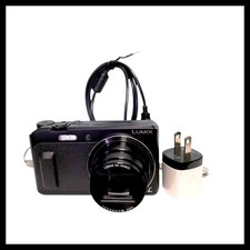 Panasonic Lumix DMC ZS45 Black 16MP 20x Optical Zoom Digital Camera with Charger