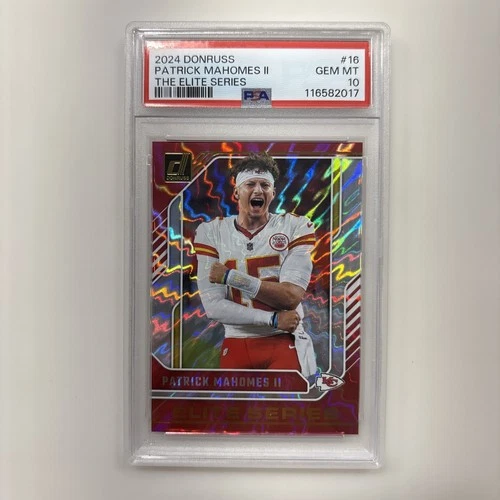 2024 Panini Donruss Patrick Mahomes II #16 The Elite Series PSA 10 GEM MINT 💎💎