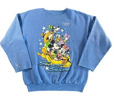 Vintage 80s 90s Disney Superstars Orlando Florida Mickey Goofy Crewneck XS/S