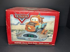 Disney Pixar Cars Talking Tow Mater Digital Alarm Clock Radio (NEW)