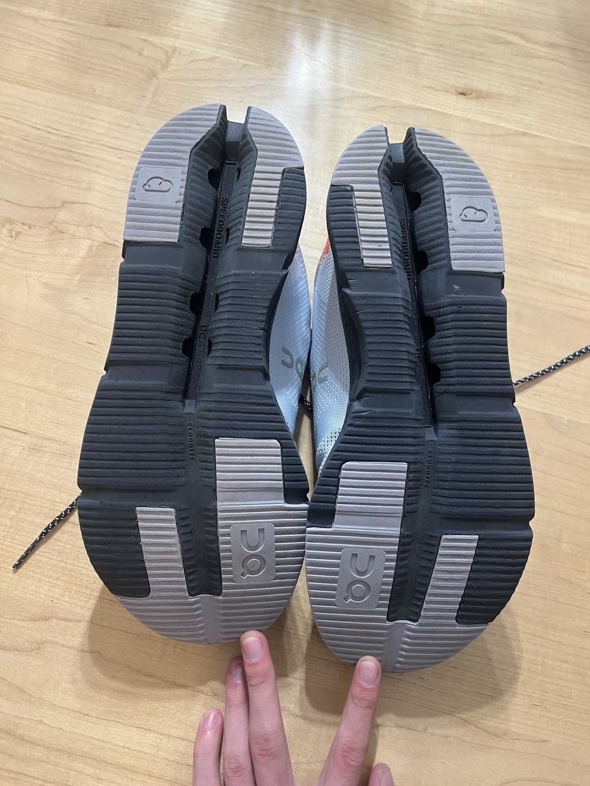 On Cloudnova Silver Orange Cloudtec Athletic Shoe… - image 5