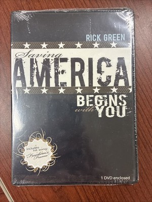 Saving America Begins With You  CD PLUS DVD  Rick Green New Sealed