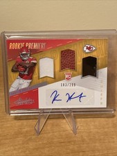2017 Panini Absolute - Rookie Premiere Material Autos Kareem Hunt #226 /299