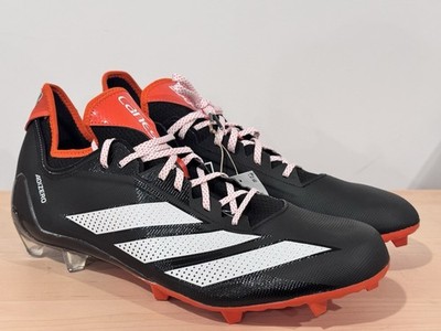 Adidas SM Adizero Impact + Miami Hurricane NCAA Football Cleats Men Size 16 RARE