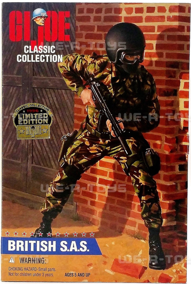 G.I. Joe British S.A.S. Action Figure Brunette Hasbro 1996