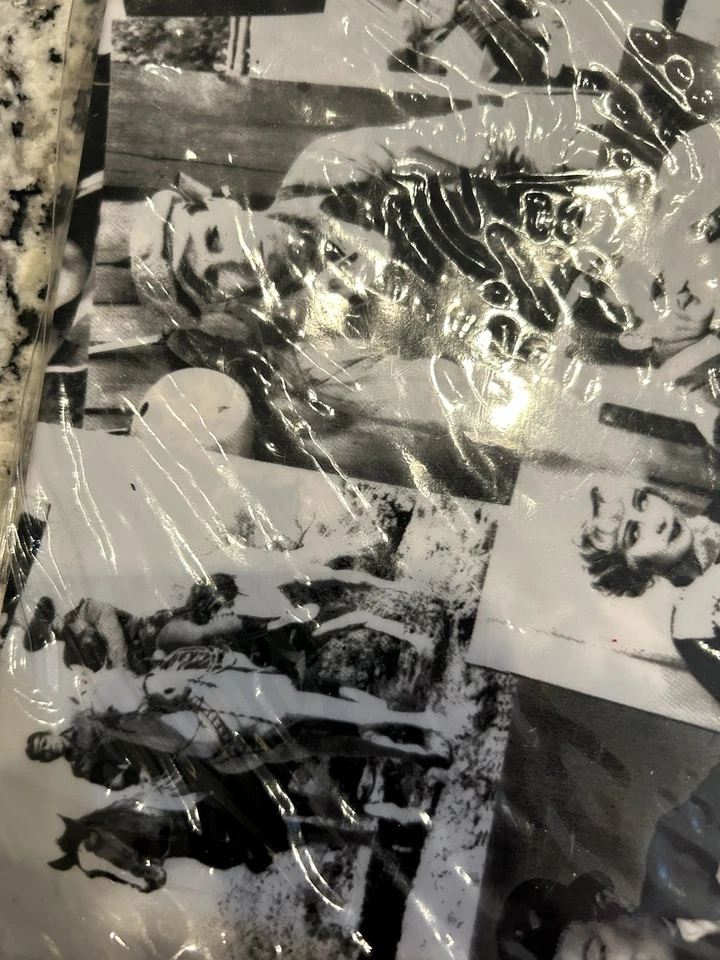 Hollywood Vinyl Shower Curtain Vintage - Image 4 of 4