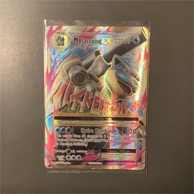 Pokémon M Blastoise EX 102/108 Evolutions Ultra Rare Full Art Holo English