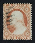 CKStamps: US Stamps Collection Scott#25 3c Washington Used