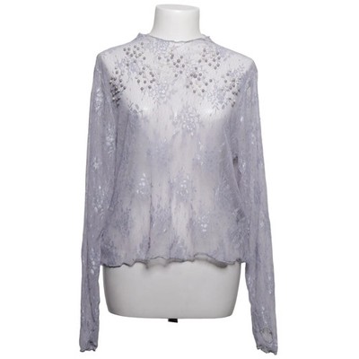 Anewsta, Top, Größe: 2XL, Grau, Elasthan/Polyamid, Blumen, Spitze, Damen #hpC