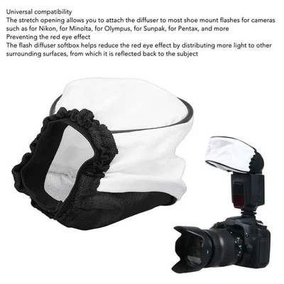 Blitzdiffusor Kamera-Softbox-Diffusor Nylon Universeller Blitzdiffusor Für - Bild 1 von 4