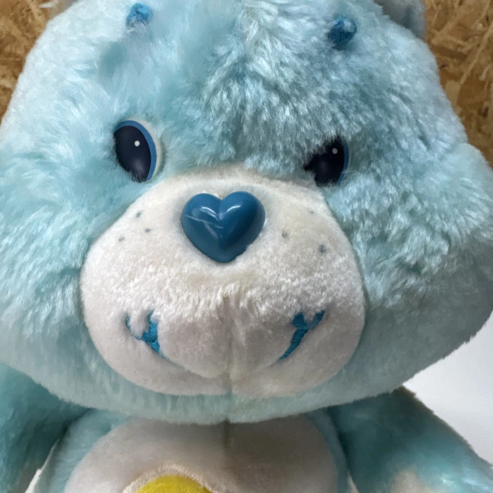 Vintage 1980s Care Bears Wish Bear 13" Kenner Plush Stuffed Toy - Image 3 of 4