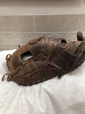 Nokona SBM100K Fully Broken In 14  Softball First Base Mitt Left Hand Throw