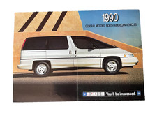 Brochure brochure poster Pontiac Trans Sport SE from 1990, 8 pages General Motors