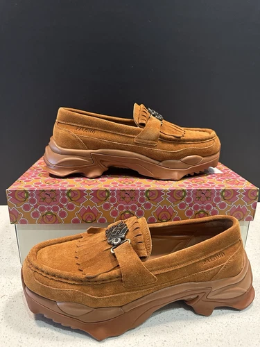 Mocassino Puma Nitefox taglia 7 SD Palomo 396816 01 teak scamosciato sneakers uomo