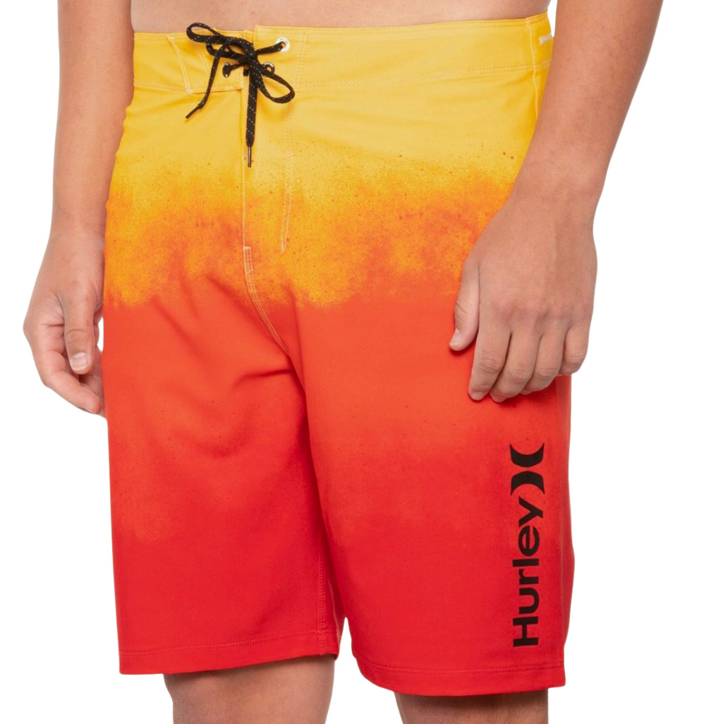 Пляжные шорты Hurley Phantom Zeros Reveal - NWT Мужские 32 Красный желтый - 47111-F5 6190₽