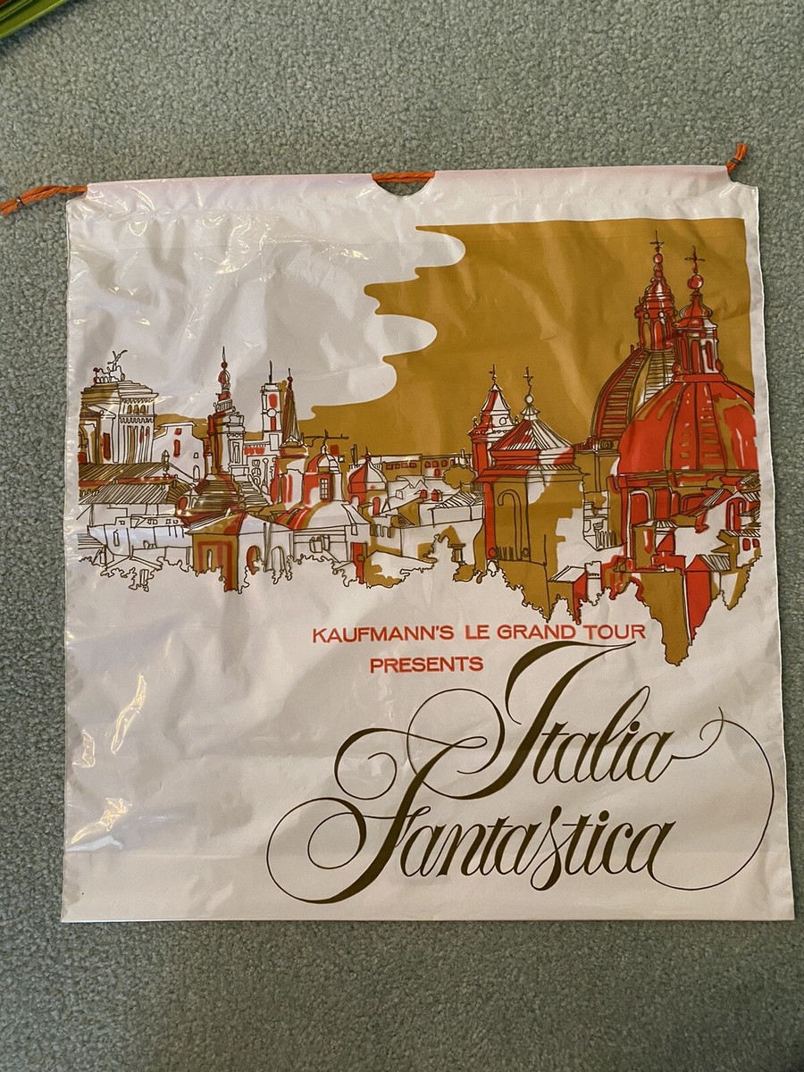 Vintage Kaufmann's Dept Store Vendome Italia Shopping Bags