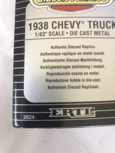 ERTL Classic Vehicles 1:43 1938 Chevy Panel Truck Custom Delaney's Bakery #2824 - Picture 5 of 10