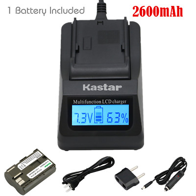 Kastar 1 Battery & Fast Charger kit for Canon BP-511 BP-511A BP511 BP511A CB-5L