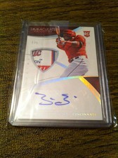 YORMAN RODRIGUEZ 2015 IMMACULATE PRIME 4 COLOR DUAL AUTO LAUNDRY TAG JERSEY 1/8!
