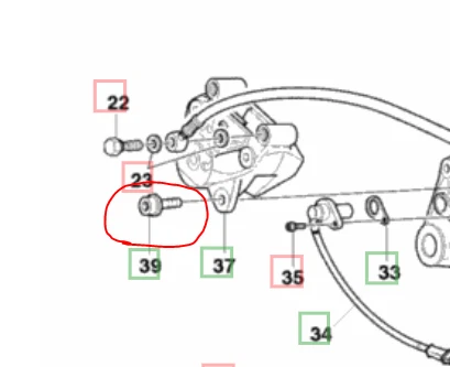 Ducati 749R 749S drilled Titanium brake caliper bolt kit 04-06 Ti front rear - Image 3 of 4