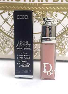 DIOR ADDICT Lip Maximizer 001 Pink 2mL/0.06 fl oz Sample Mini Size New Batch