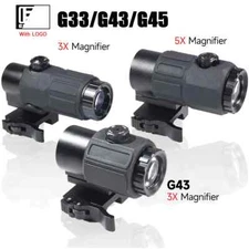 New Magnifier Sight Side Flip Magnifiers Tactical Adjustable Accessory