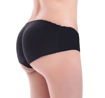 Damen Gesäß gepolsterte Unterwäsche Po Enhancer Slip Hose Shapewear UK6-16 138