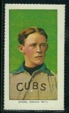 1977 Dover Classic Baseball Card Reprints (T-206 Piedmont) - Johnny Evers - HOF