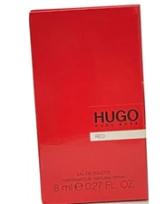 Hugo Red 8ml Edt Spray Mini For Men New In Box