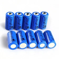 2/4/8PCS 3200mAh 16340 CR123A Rechargeable Li-ion Battery Batteries Chargers