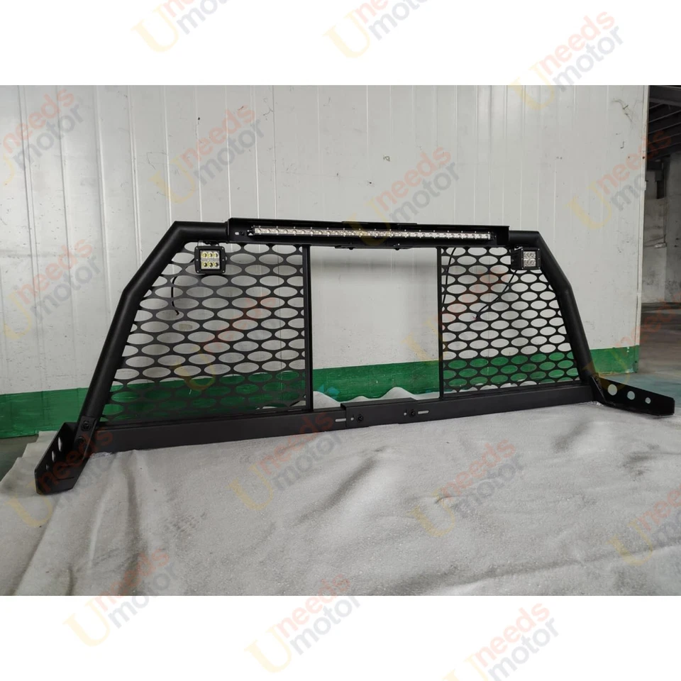 For Ford Ranger 2019- 23 Truck LED Reinforced Steel Roll Bar Headache Chase Rack - Image 4 of 4