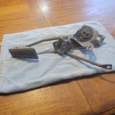 1977-1982 Corvette Accelerator Pedal Rod Mount Brackets Nut Plate 