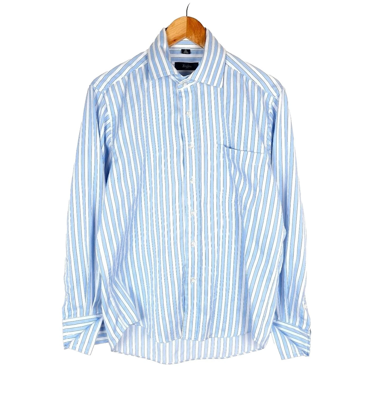 Regular Size 15 Size Ermenegildo Zegna Dress Shirts for Men