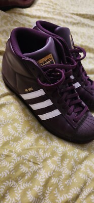 Size 5.5 kids - 7 womens -adidas Pro Model Purple