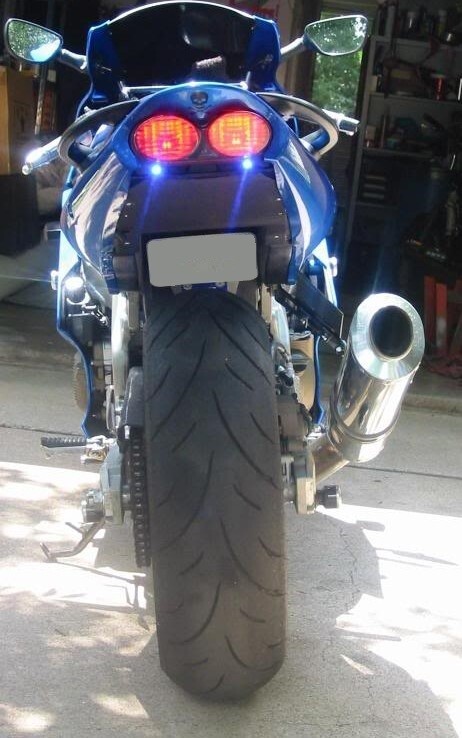 Bright2wheels LED Tail Light With Integrated Turn Signals For Kawasaki Ninja ZX-6R, ZX-9R, ZZR600 (1998-2008)