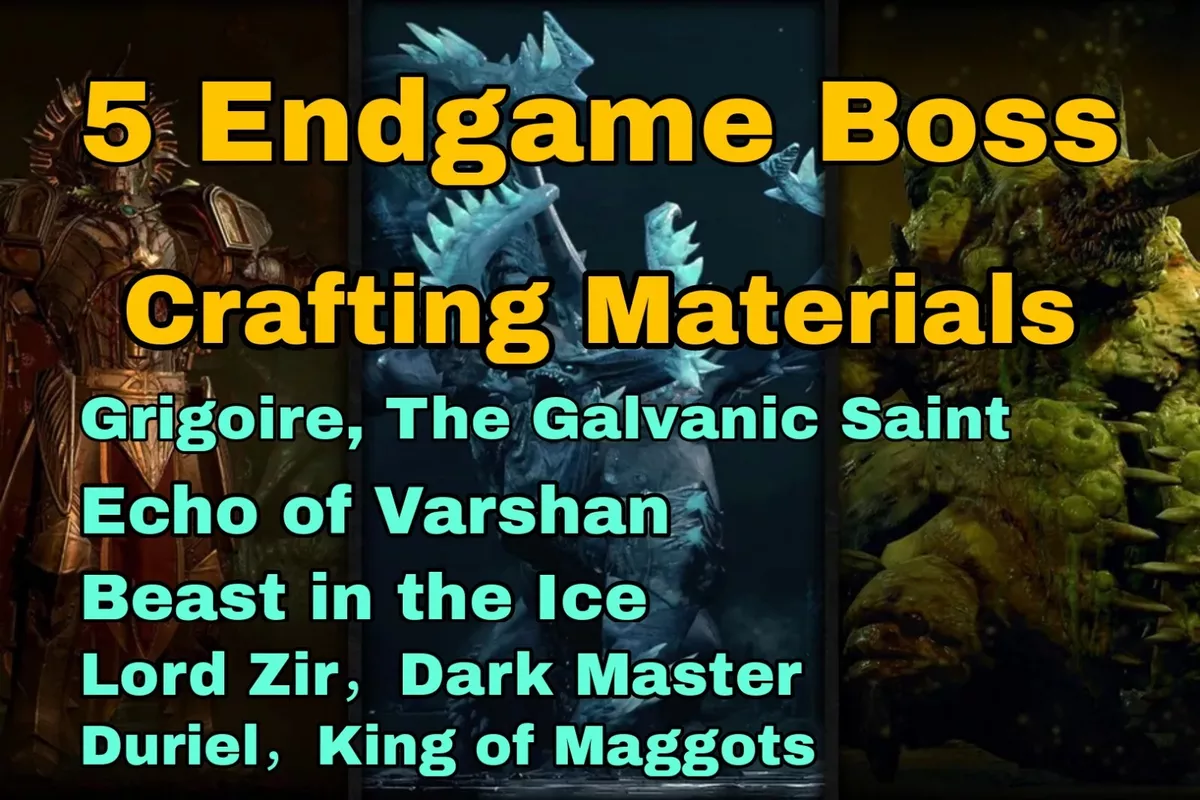 Diablo 4 IV Season 2⭐Summon Endgame Boss Crafting Materials  Unique⭐PC-PS-XBOX