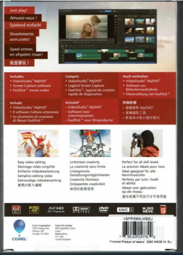 Corel Video Studio X9 Pro | 64bit 4K H.265 Win11 Win10 | Video Editing | NEW. - Image 3 of 4