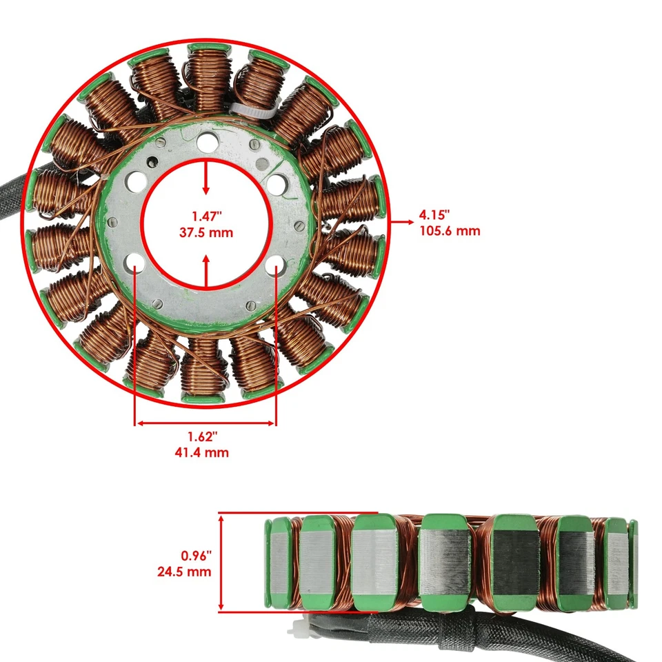 Stator And Regulator Rectifier W/Gasket for Yamaha YZF-R6 YZF R6 2003-2005 - Image 2 of 4