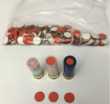 Colored Overshot Cards- .045-.05" height-qty 250 pieces- Made in the USA