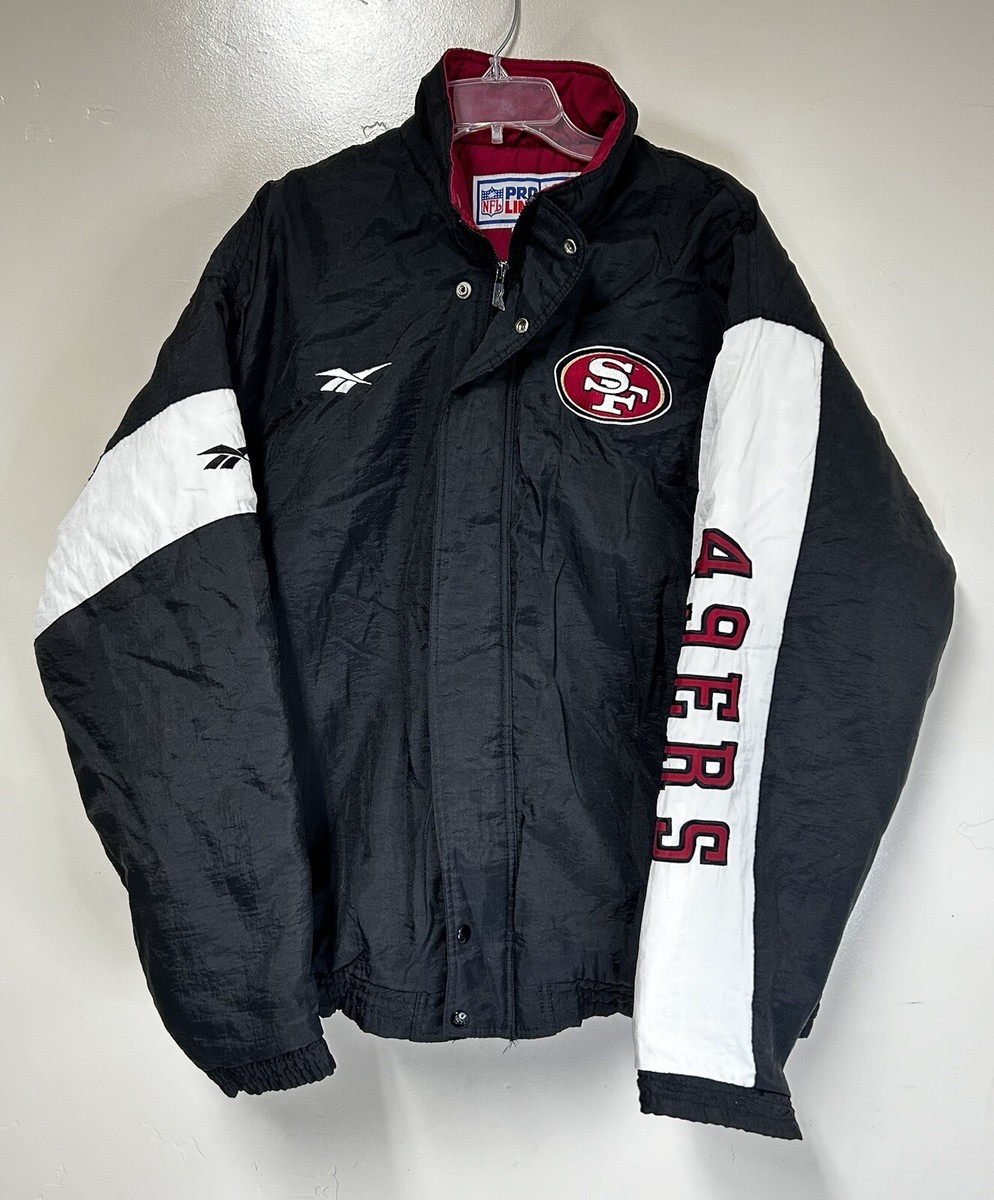 NFL 49ERS PRO LINE ジャケット Men's NFL Pro Line by JH Design Black San Francisco 49ers