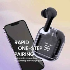 Transparent True Wireless Stereo Earbuds With Coverless Design