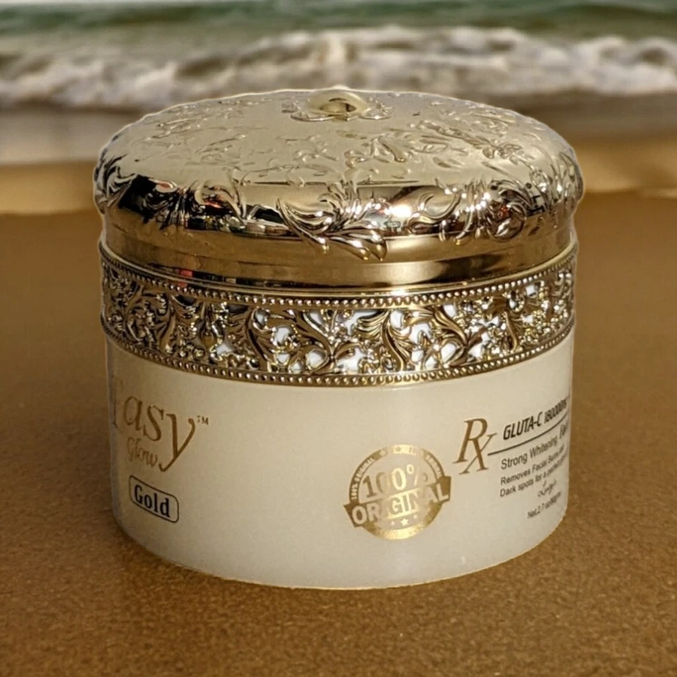 Easy Glow GOLD Face Cream. Anti Sun Burn & spots Cream 80g 1 Piece - Image 4 of 4