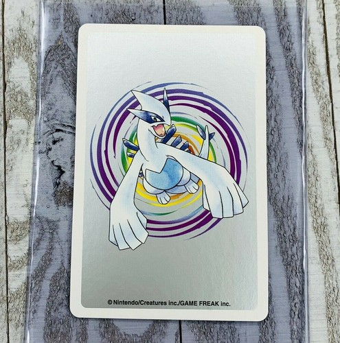 6 of Diamonds Tauros 128 Pokémon Poker Spielkarte 1999 Japan Lugia Silber - Bild 2 von 2