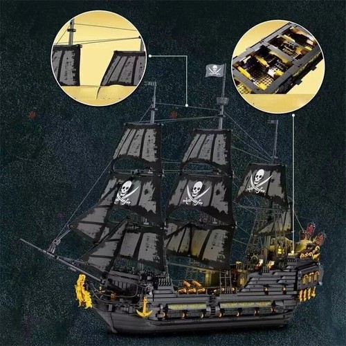 Reobrix 66036 - Black Pearl - Nuovo - 4708 pezzi - IMBALLO ORIGINALE - ITA - Foto 7 di 10